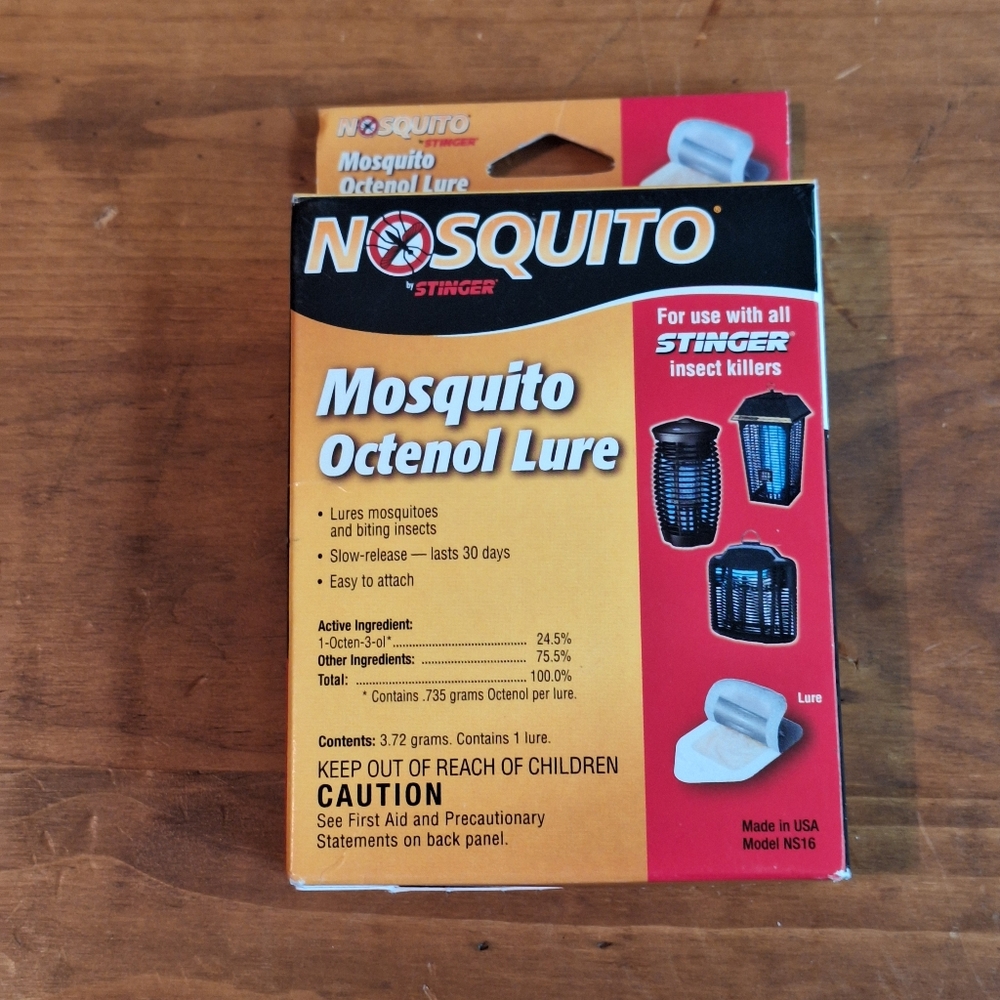 Nosquito Mosquito Octenol Lure NS16 for use with Stinger Insect Killers USA Made